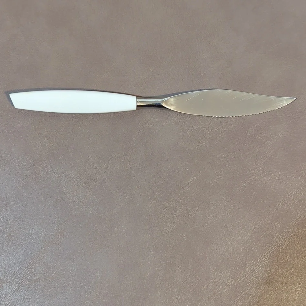 Mode Danish Stainless Sheffield England Steak Knives set of 6 Wheat Pattern